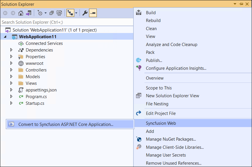 convert to syncfusion<sup style="font-size:70%">®</sup>