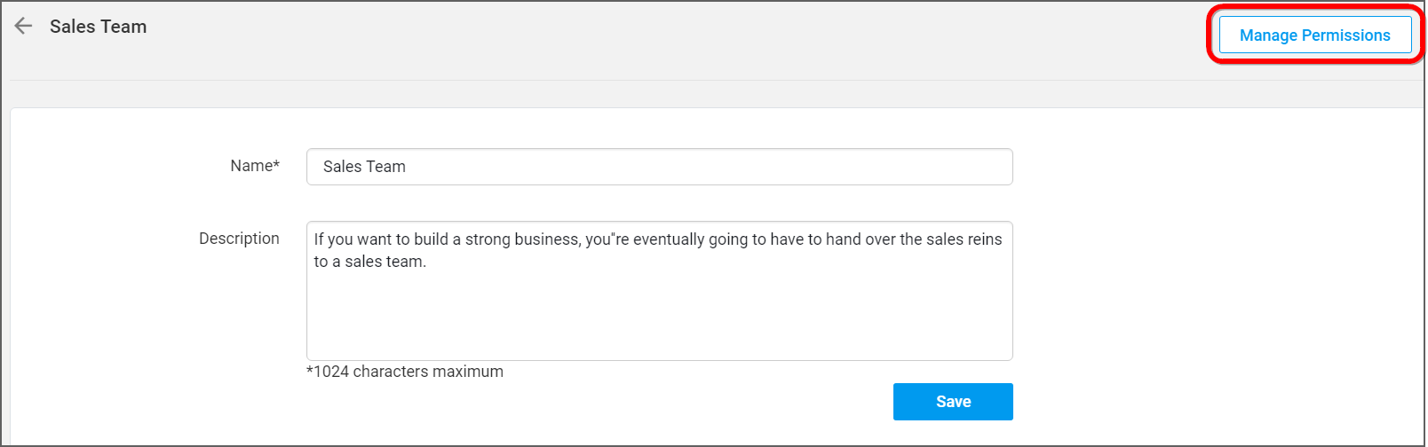 Manage Permissions