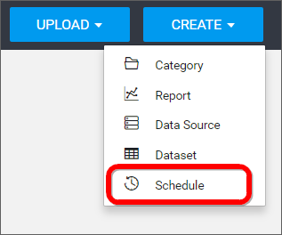 Create Schedule