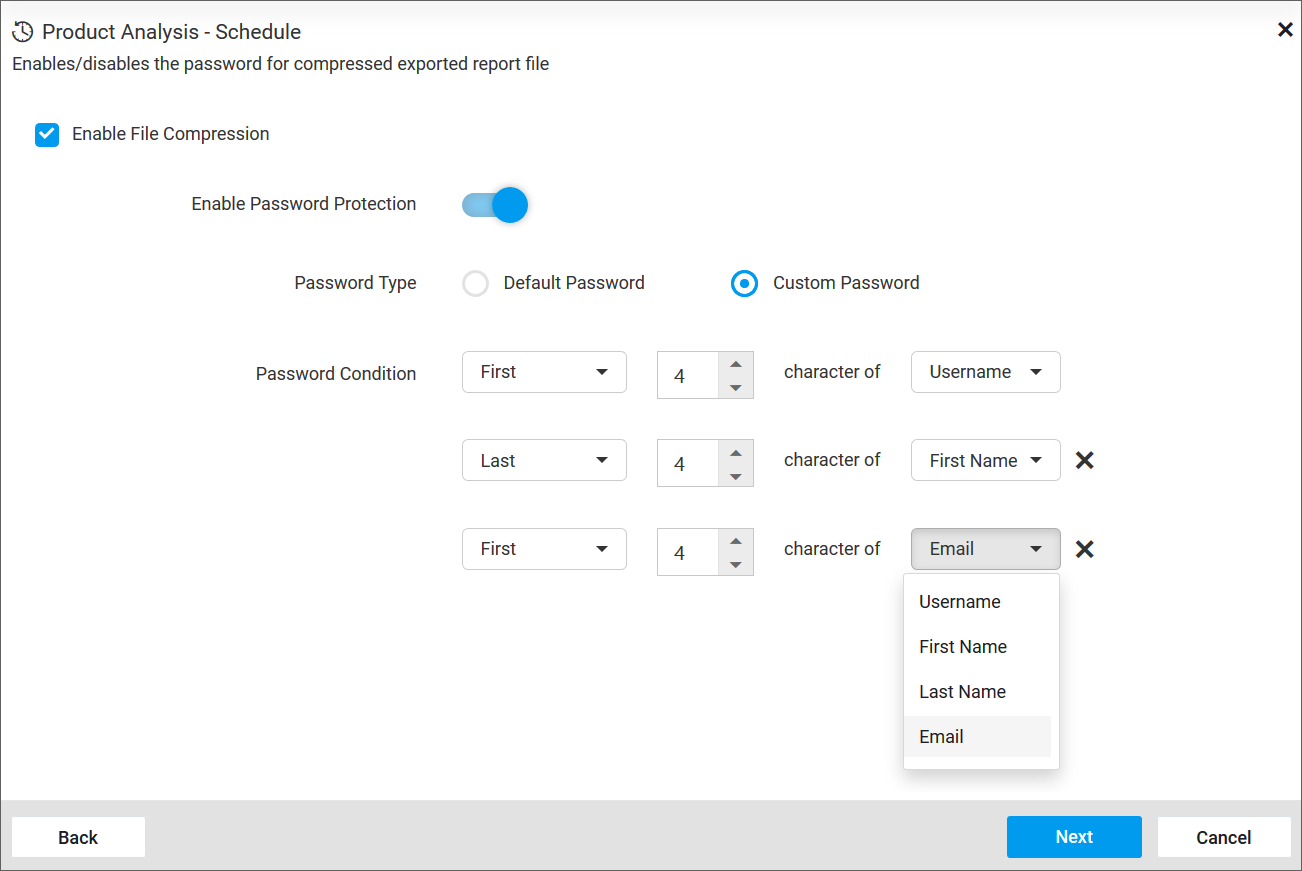 Custom Password